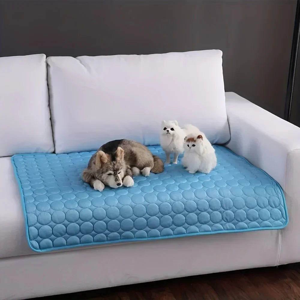 Cooling Pet Ice Pad | Breathable Washable Sleep Mat for Pets