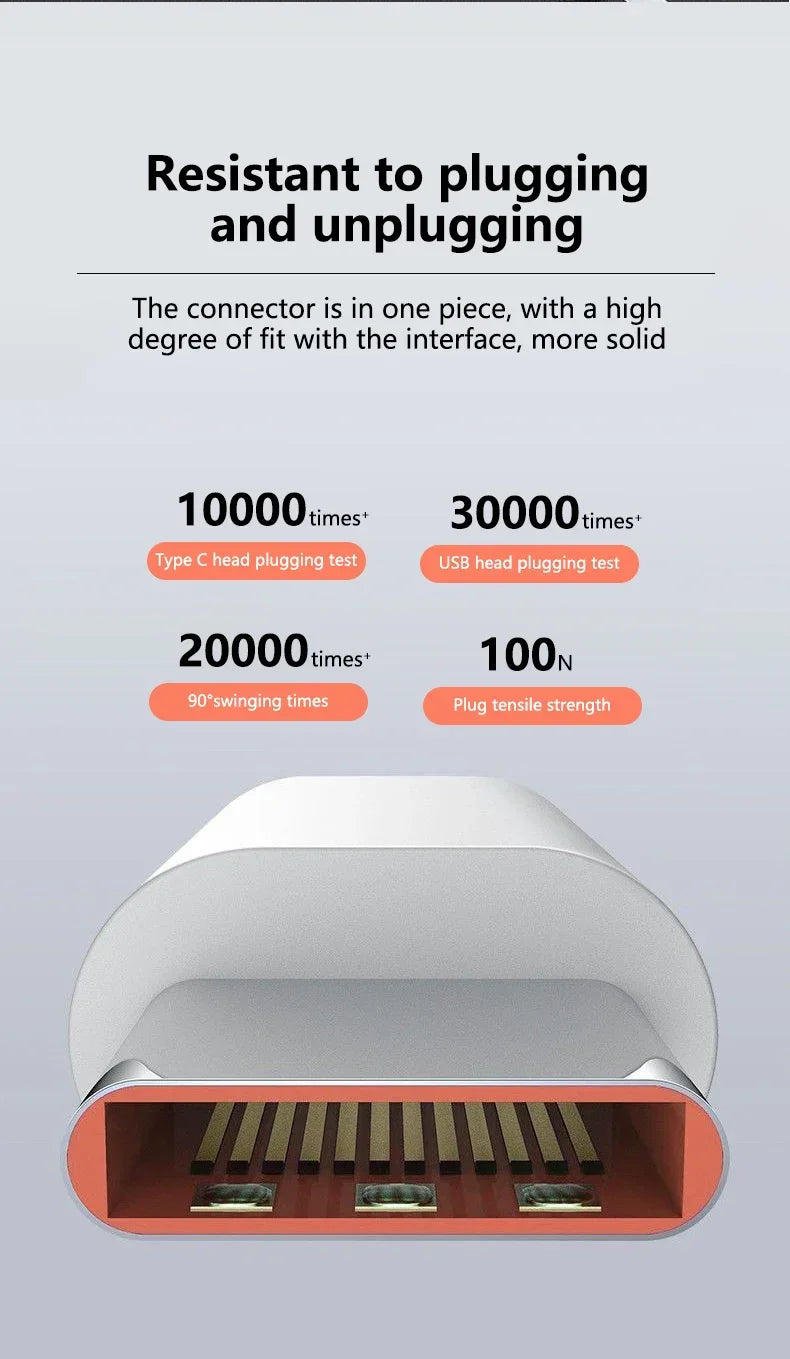 10A USB to Type C Cable | Super Fast Charging & Data Transfer