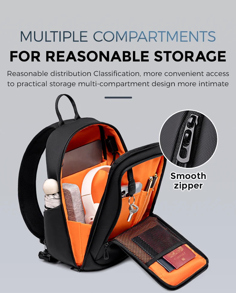 Men's Single-Shoulder Crossbody Bag | Ideal Summer Travel Backpack