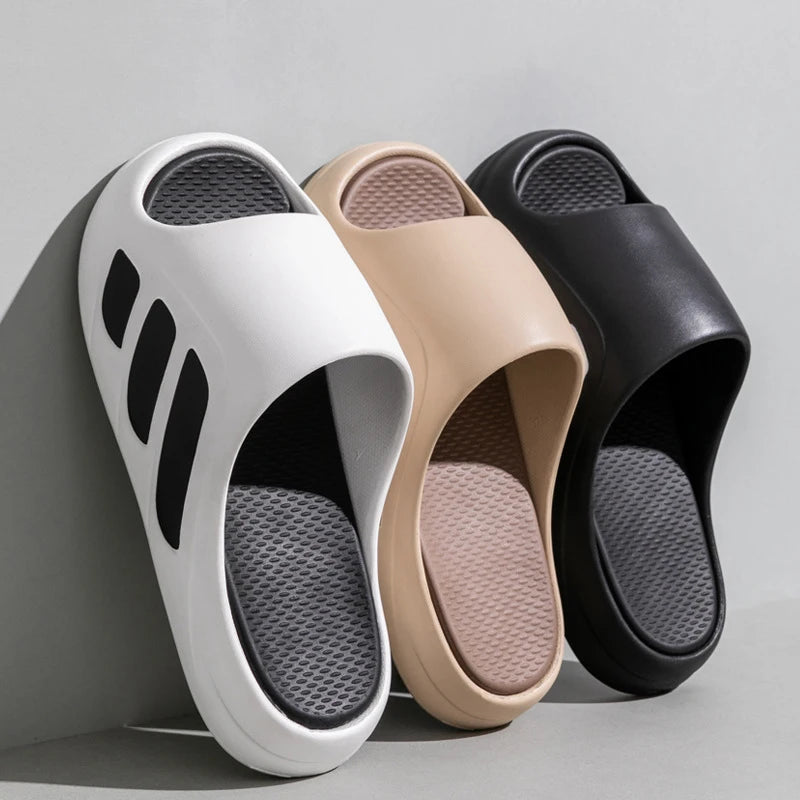 Men's High Aesthetic Anti-Slip Beach Slippers | Comfortable Slides