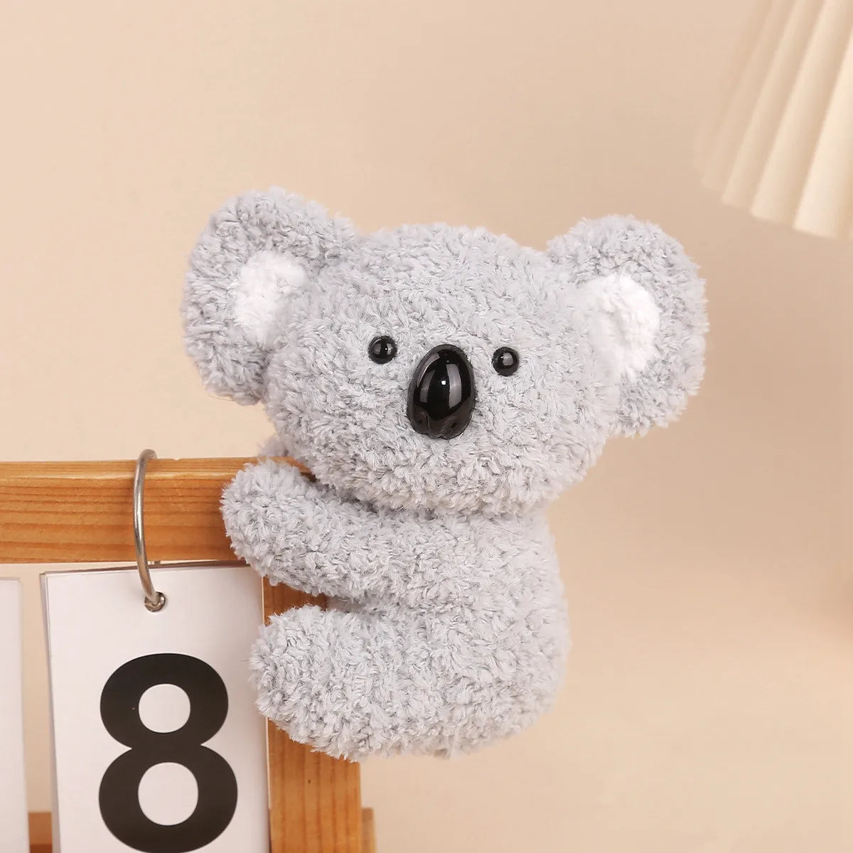 Cute Cartoon Jungle Animals Clip Dolls | Plush Toy Screen Decor