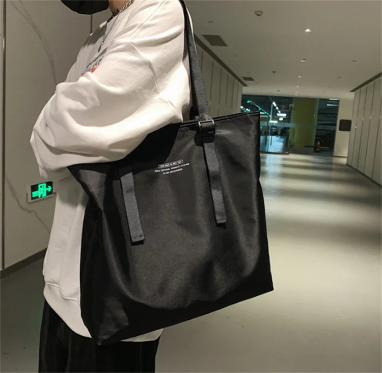 Unisex Large Capacity Waterproof Shoulder Bag | Multi-Function Tote