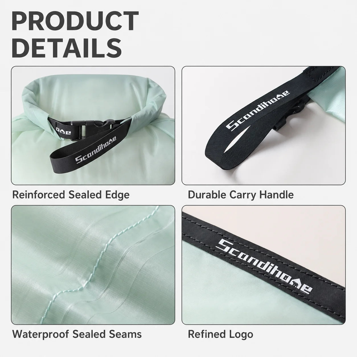 Waterproof Wet Clothes Bag Gym Swimming Travel Dry Bag Foldable Leakproof Wet Dry Separation Storage Bag for Fitness Beach