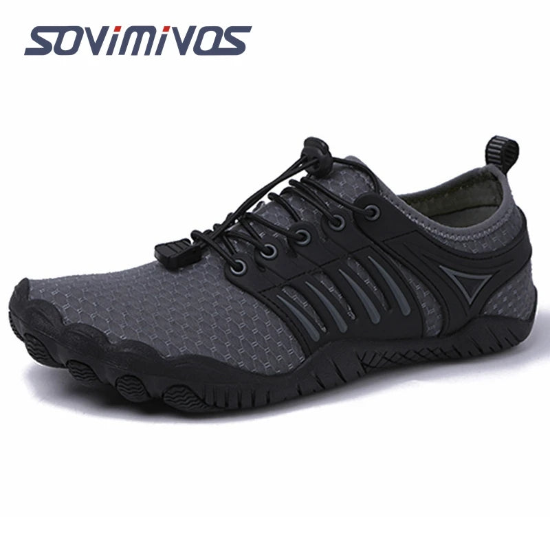 Unisex Swimming Water Shoes Men Barefoot Outdoor Beach Sandals Upstream Aqua Shoes Plus Size Nonslip River Sea Diving Sneakers