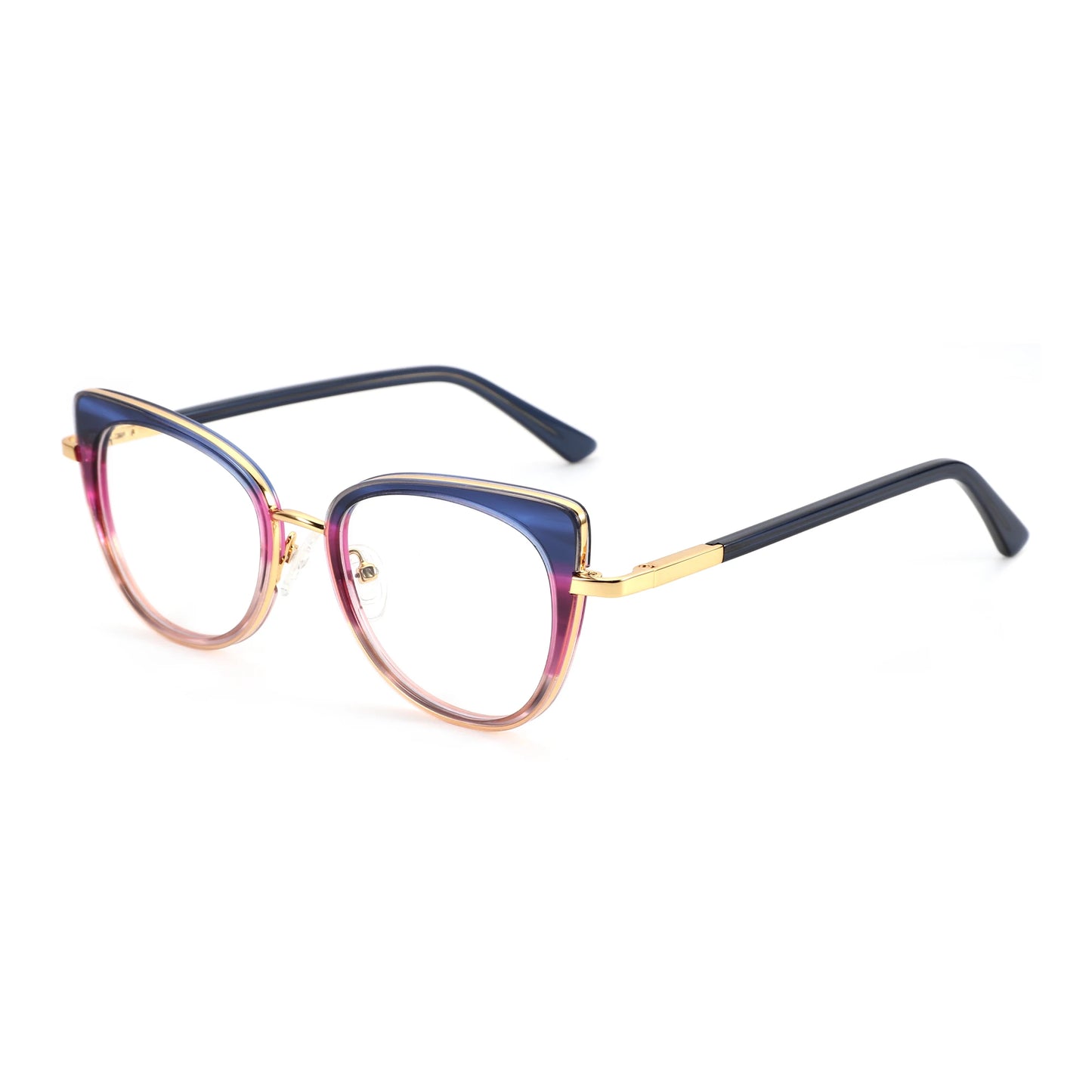 Stylish Acetate Prescription Glasses for Women - Cat Eye Design