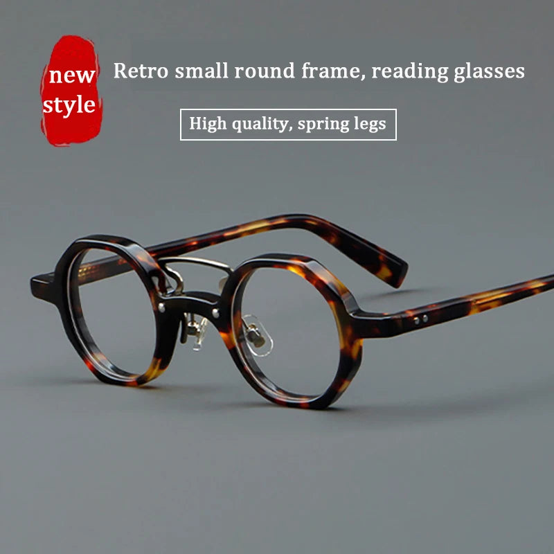Vintage Round Frame Anti-Blue Light Reading Glasses for All