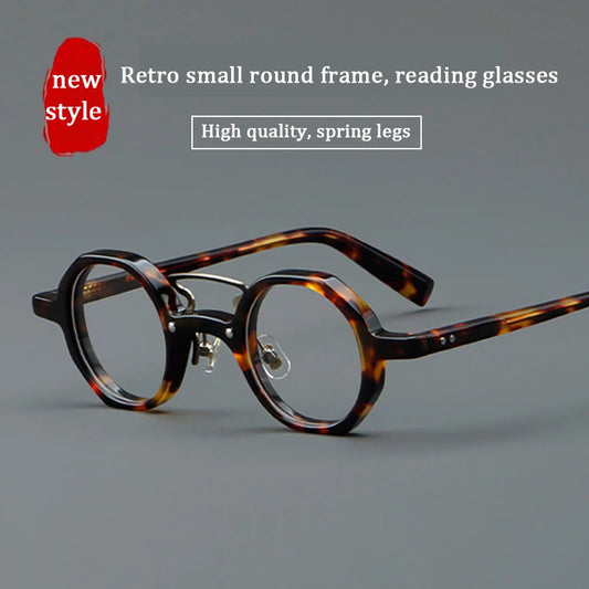 Vintage Round Frame Anti-Blue Light Reading Glasses for All