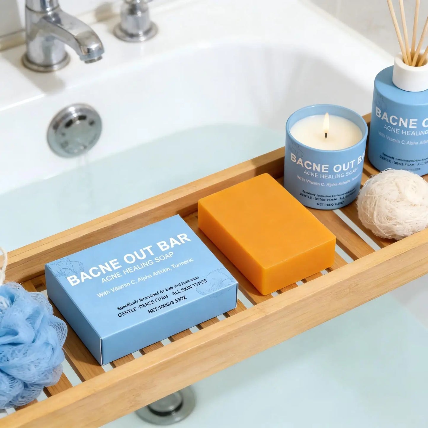 Turmeric Lightening Soap | Exfoliating Body Soap for Acne Control