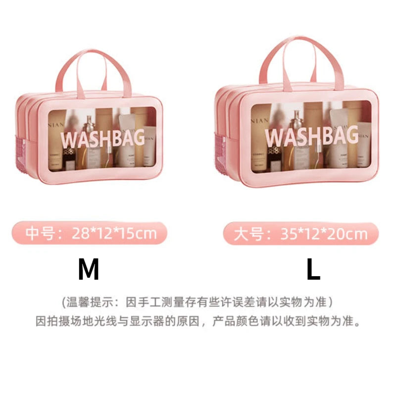Large Waterproof Toiletry Bag | Portable Skincare Organizer