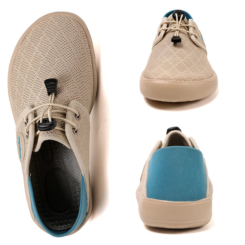 New Breathable Mesh Men Barefoot Wide-toed Shoes barefoot casual shoes and Anti slip and wear-resistant outdoors fitness sneaker