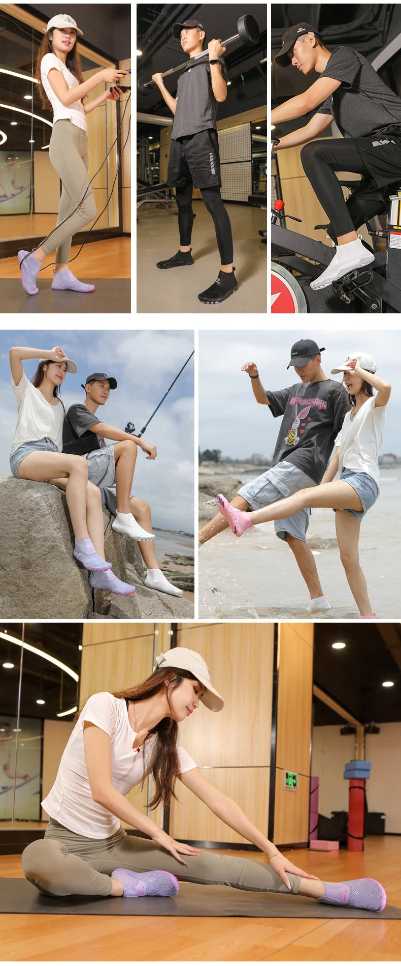 High Top Water Shoes | Versatile Diving, Swimming & Yoga Footwear
