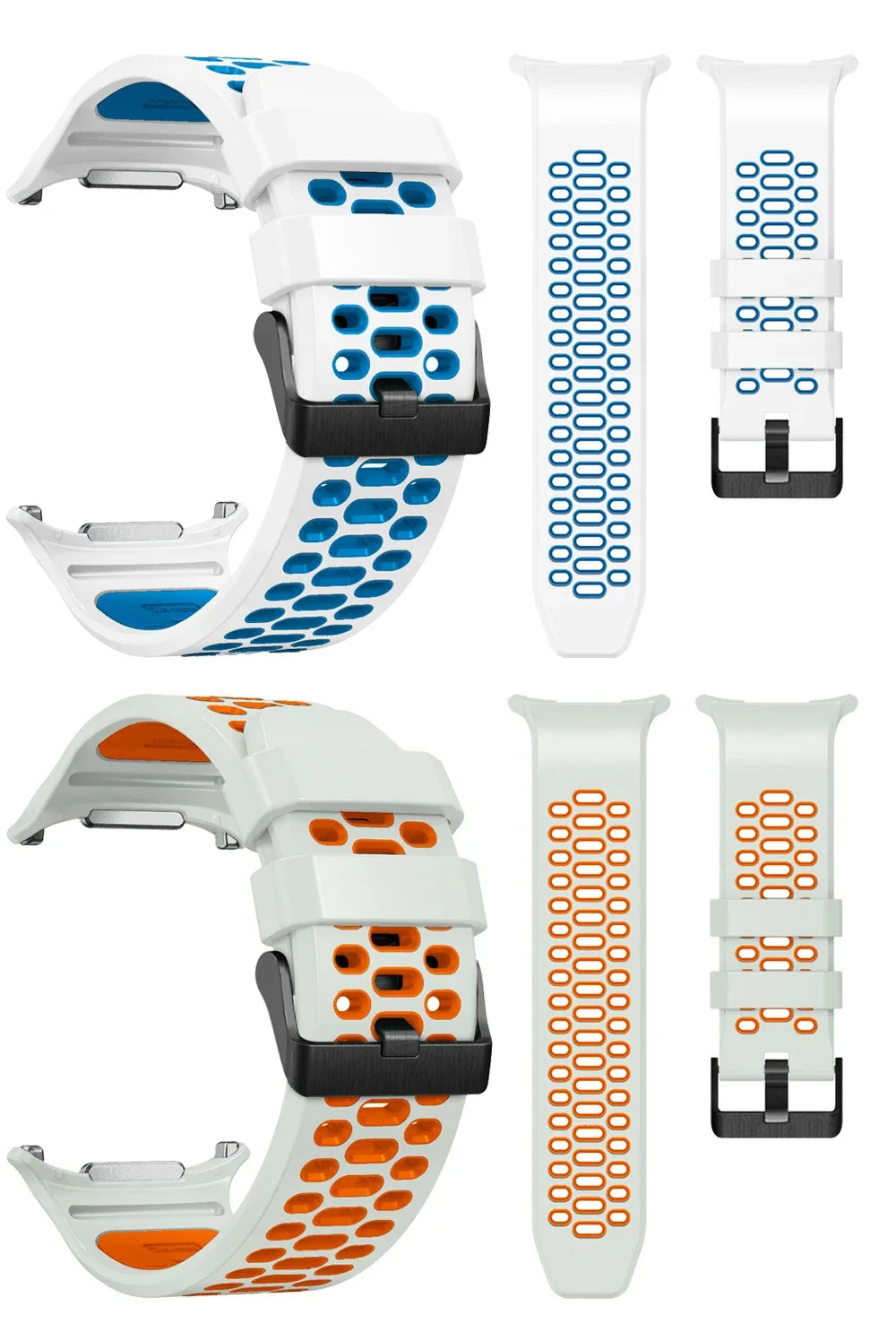 Silicone Breathable Band for Sports Watches | Comfortable Strap