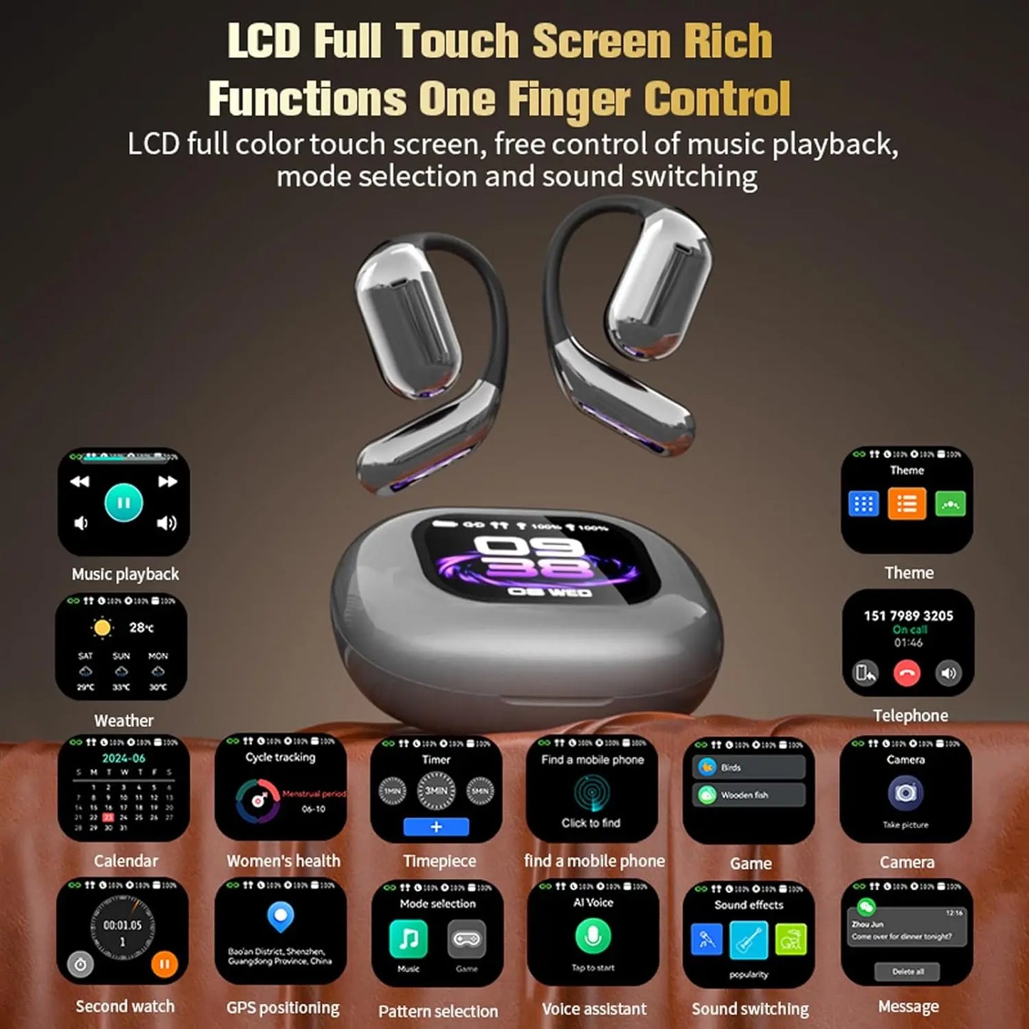 AI Translating Earphones | 144 Language Real-Time Translation Buds