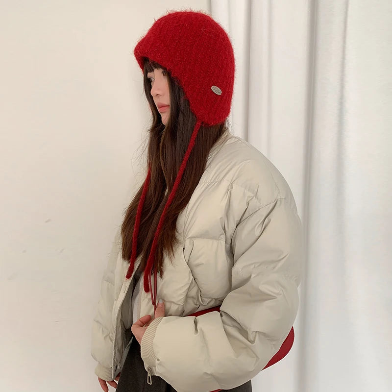 Winter Knitted Earmuff Hat | Casual Fashion Protection & Warmth