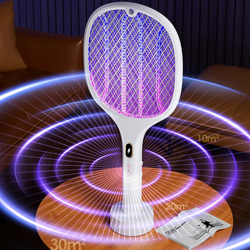 Multi-Functional Electric Bug Zapper Racket | USB Rechargeable Mosquito Killer