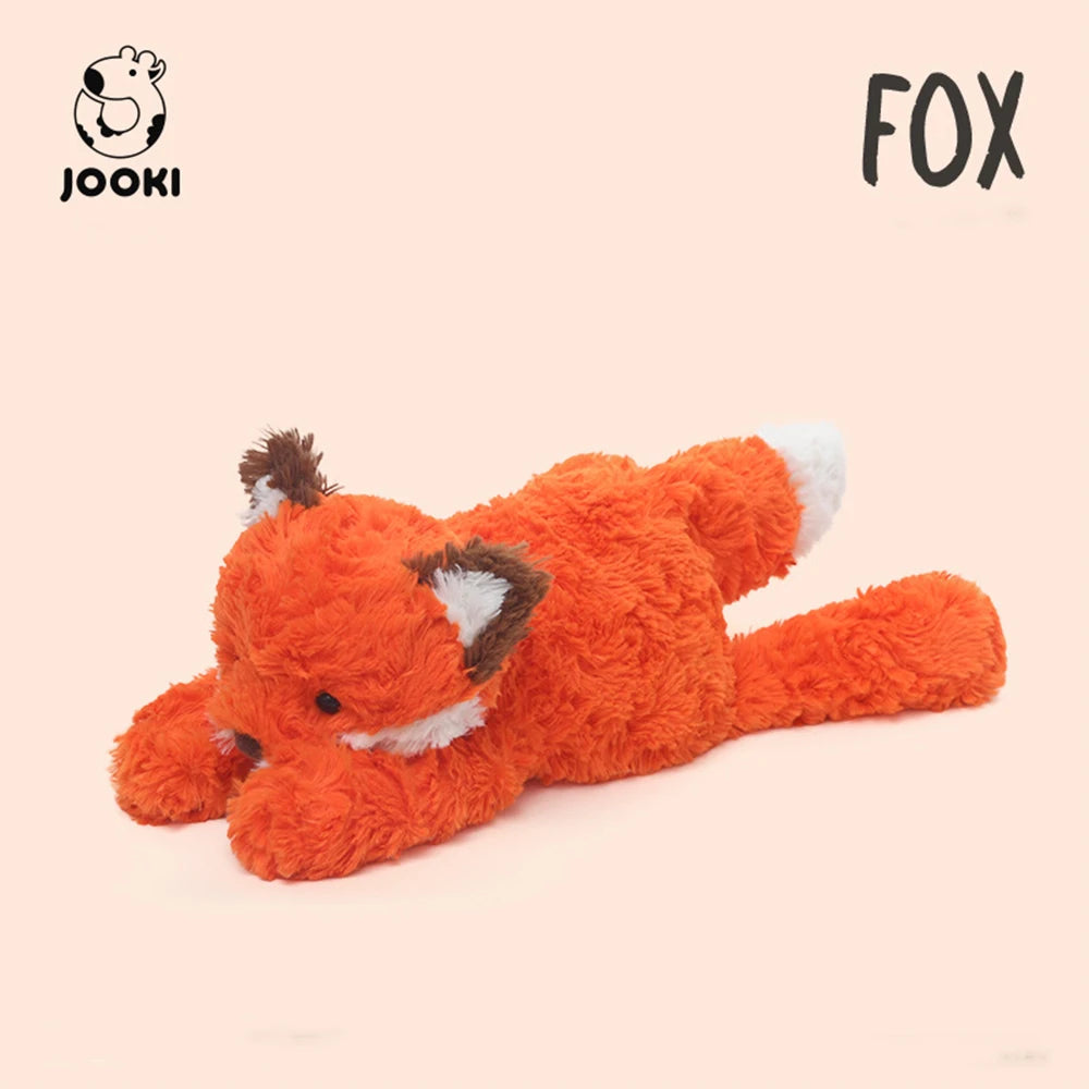 Cute Elephant, Hippopotamus, Monkey & Fox Plush Toy – Soft Stuffed Animal Sleeping Companion, Funny Room Decor Doll, Birthday Gift for Girls and Kids