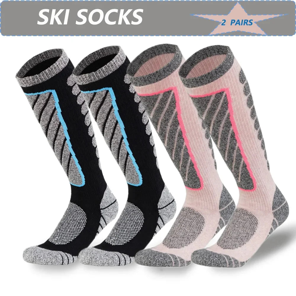 Unisex Compression Knee High Ski Socks | Essential Outdoor Gear