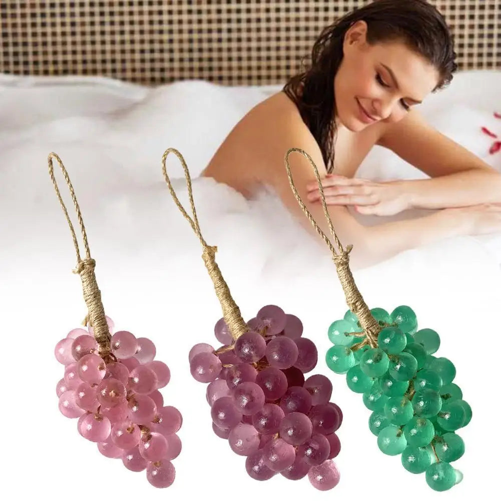 Crystal Clear Grape Shaped Soap Bar | Natural Fragrant Bathing