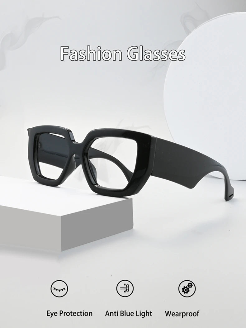 Oversized Anti Blue Light Prescription Glasses for Men & Women