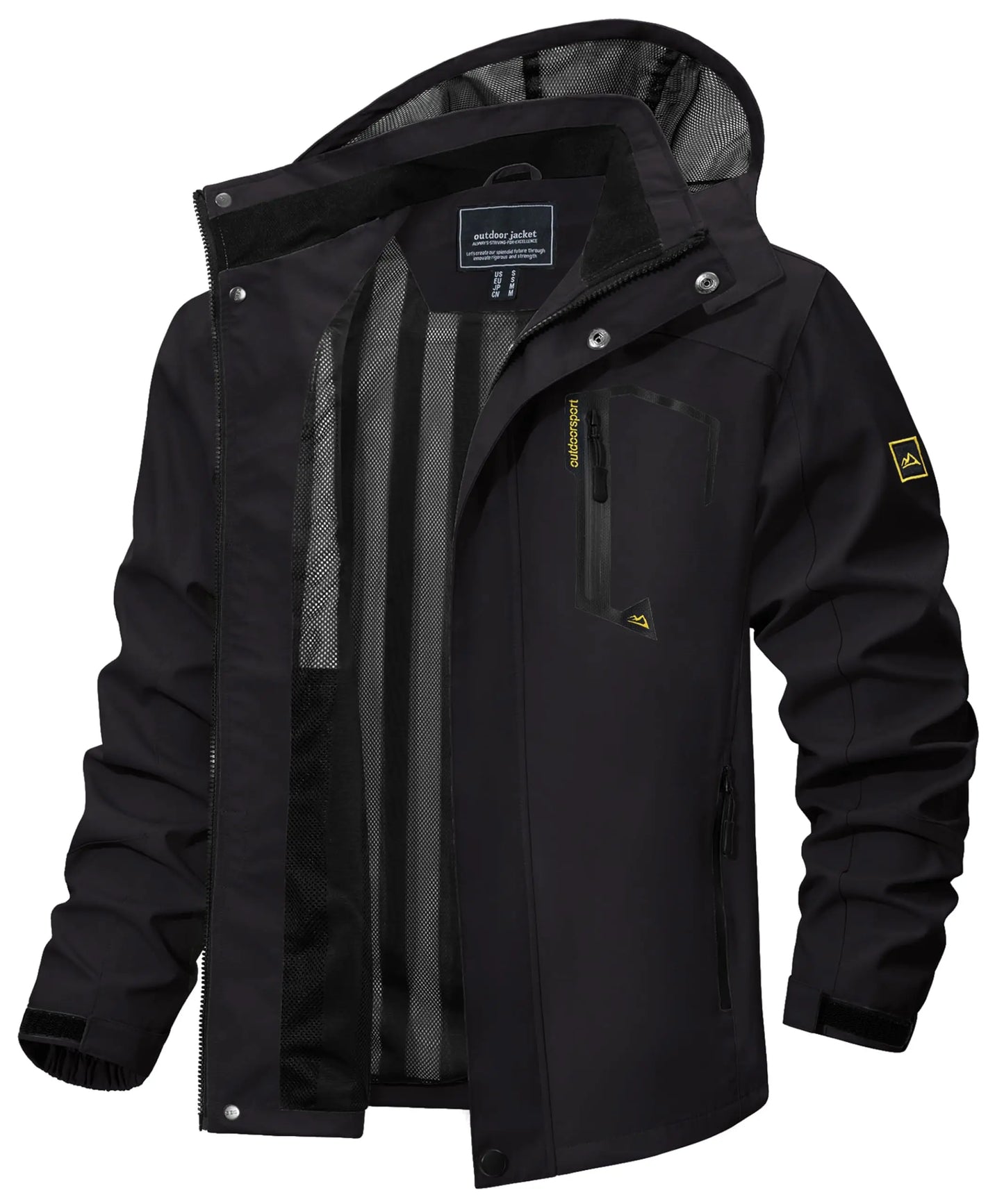 Chaqueta Impermeable Ligera para Hombre | Cortavientos Versátil para Exteriores