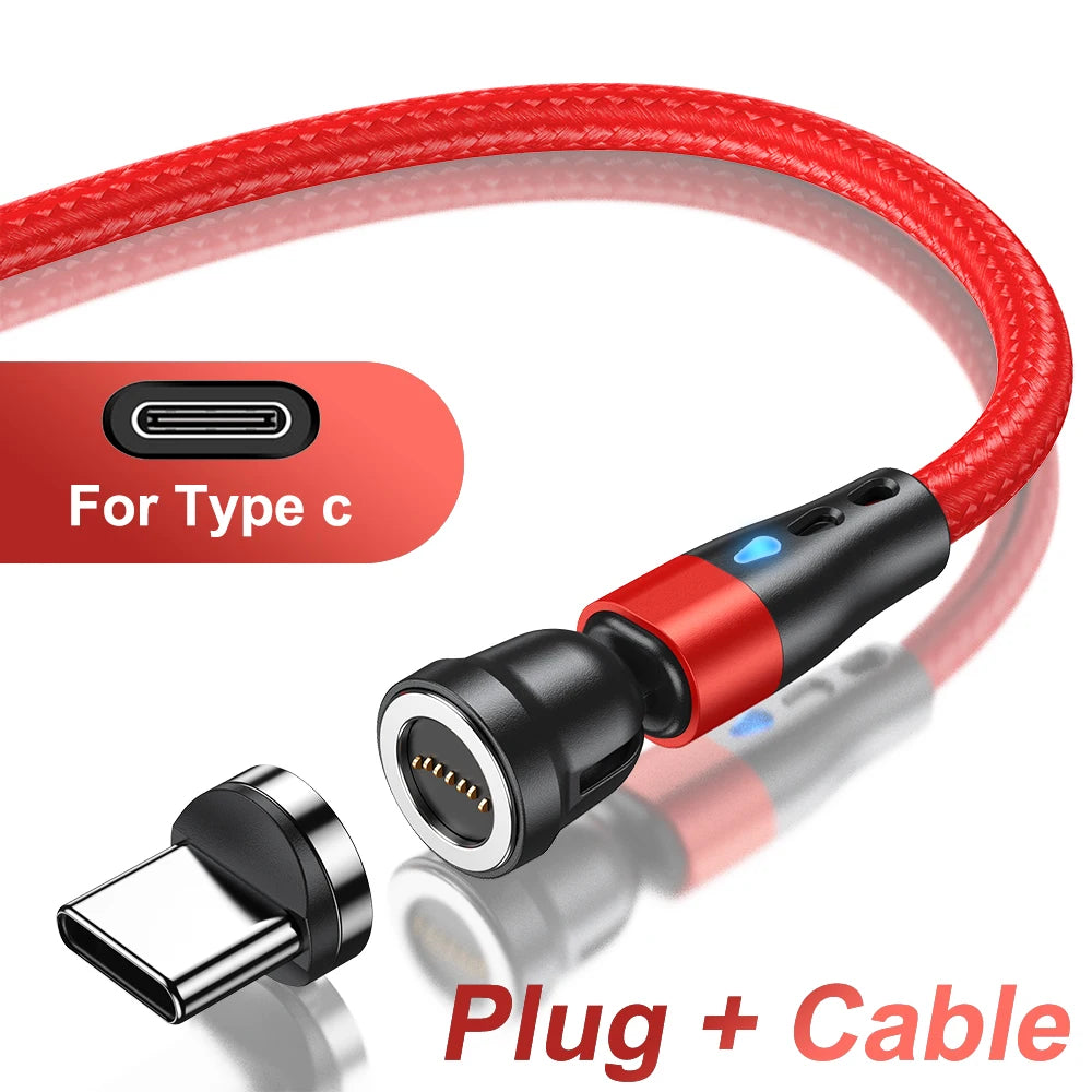5A Magnetic Fast Charging Cable | 540° Rotating Design