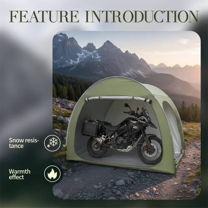 Portable Thickened Oxford Cloth Bike Shelter | Versatile Outdoor Tent