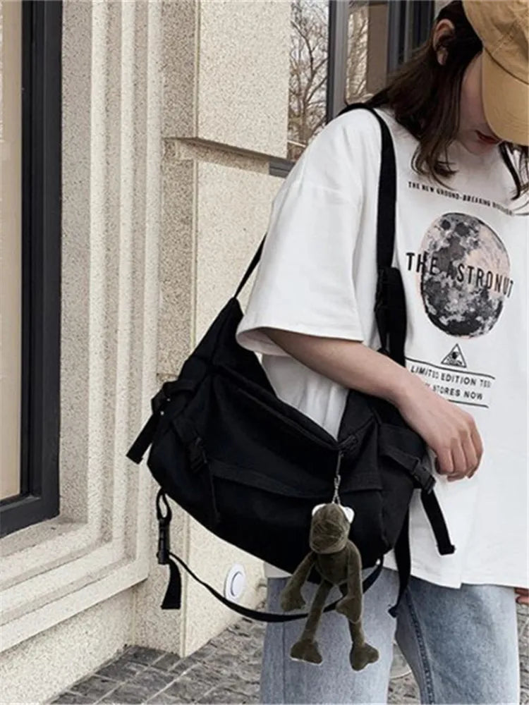 Stylish Canvas Crossbody Bag for Women | Versatile Messenger Purse