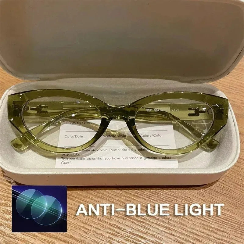 Vintage Cat Eye Reading Glasses for Women | Progressive Anti Blue Ray 2026