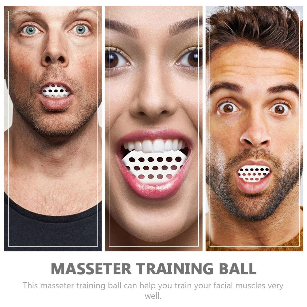 Silicone Jaw Exerciser & Neck Toning Tool for Facial Fitness