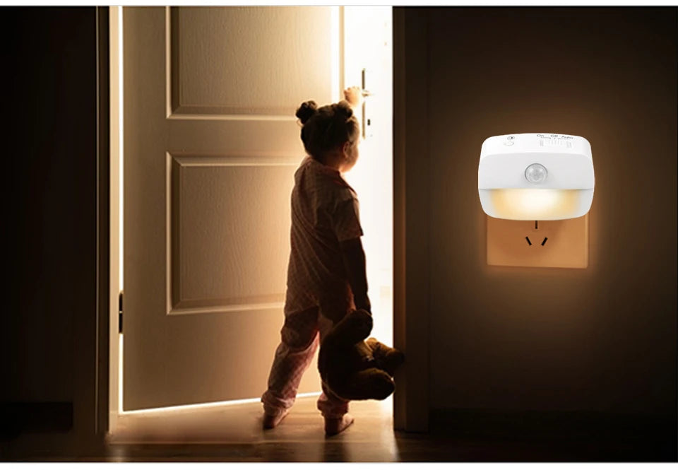LED Motion Sensor Night Light | 3-Color Temperature Convenience