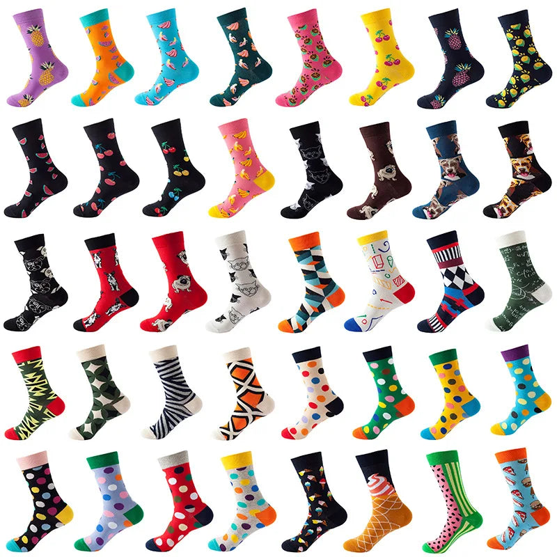 Unisex Combed Cotton Hip Hop Socks | Trendy & Fun Fashion