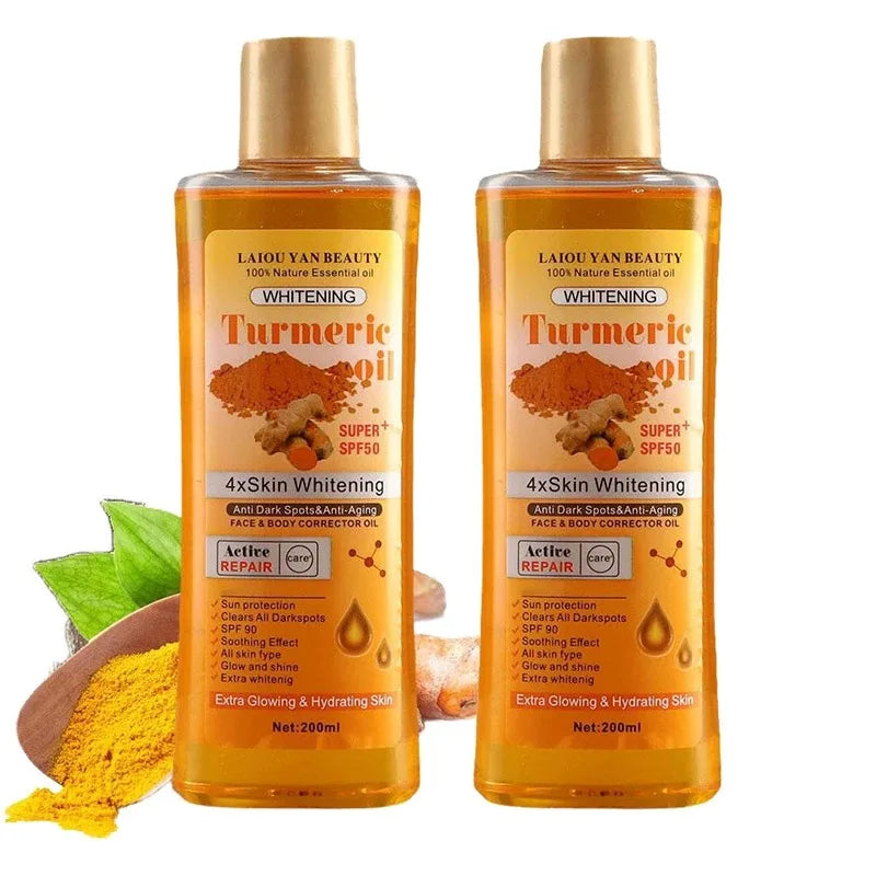 200ml Turmeric Essential Oil Moisturizer | Deep Hydration Face Serum