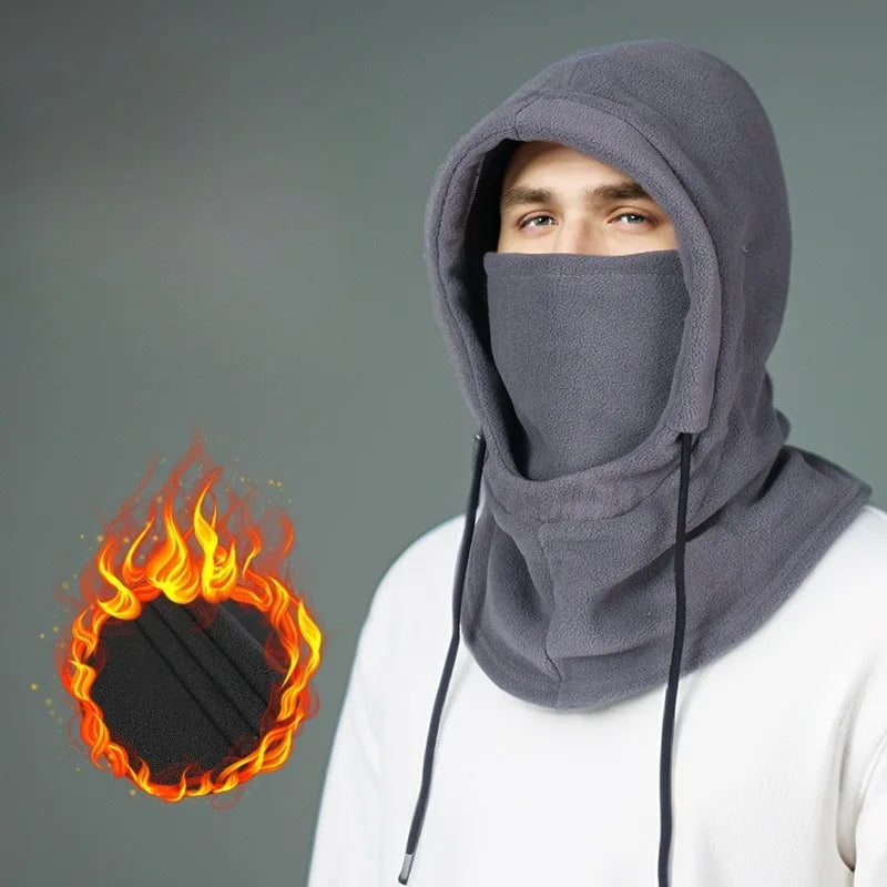 Unisex Winter Fleece Balaclava | Thick Warm Face Mask Neck Warmer