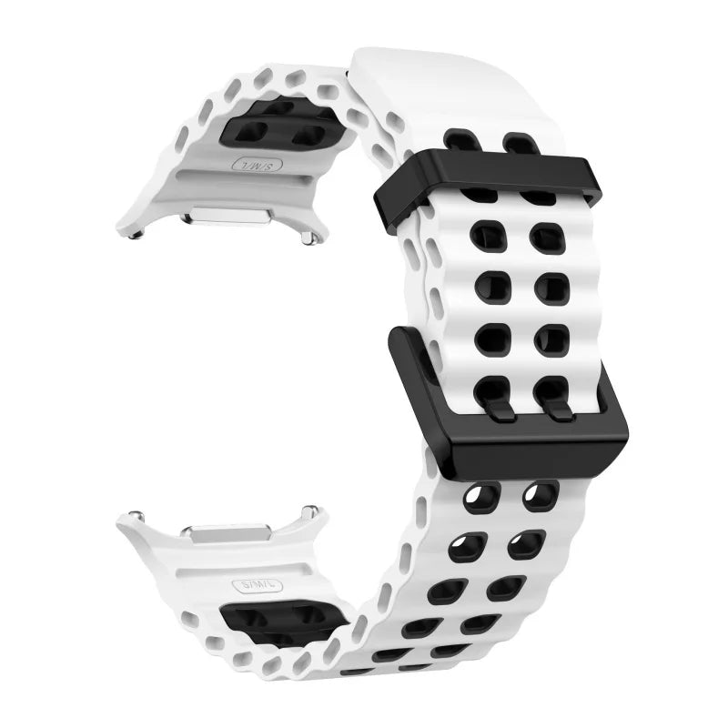 Silicone Sports Strap for Galaxy Watch | Breathable Marine Band