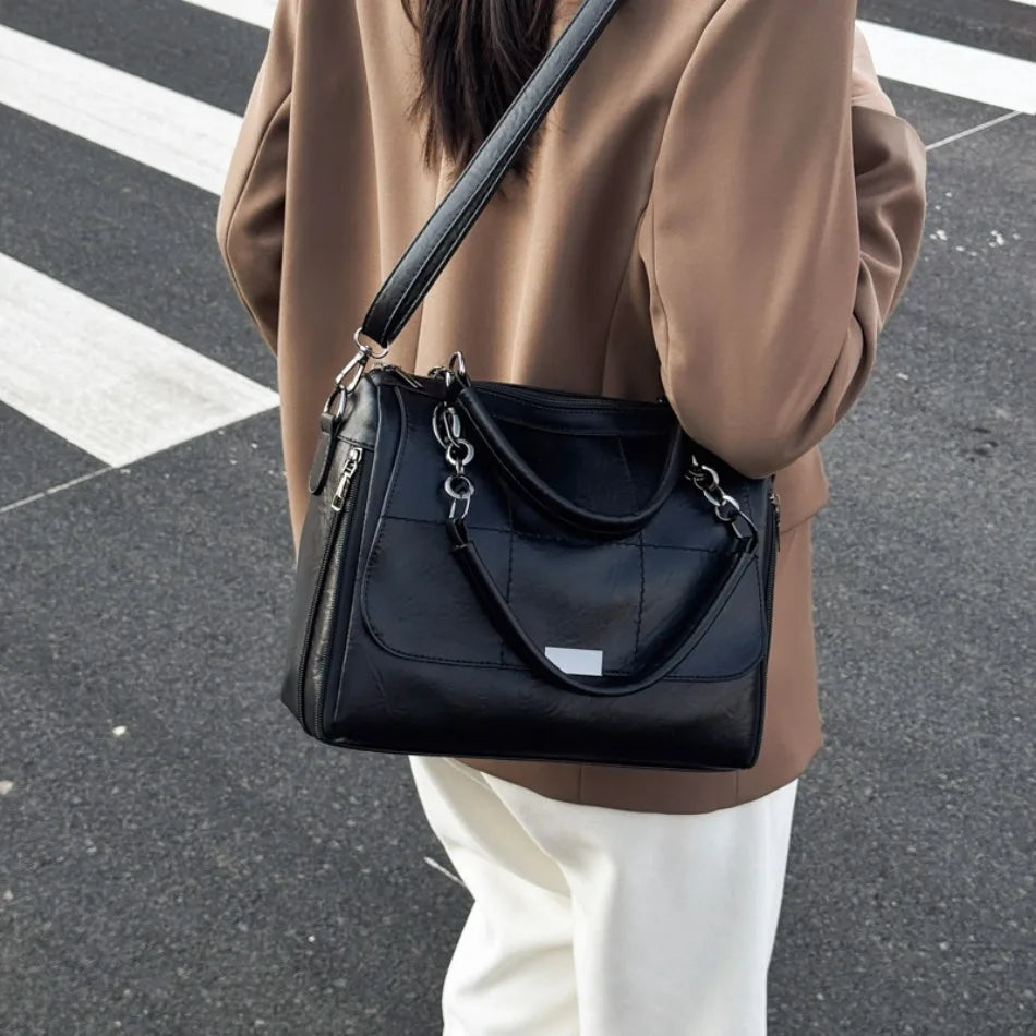 Luxury PU Leather Hand Bags for Women | Versatile Tote & Crossbody