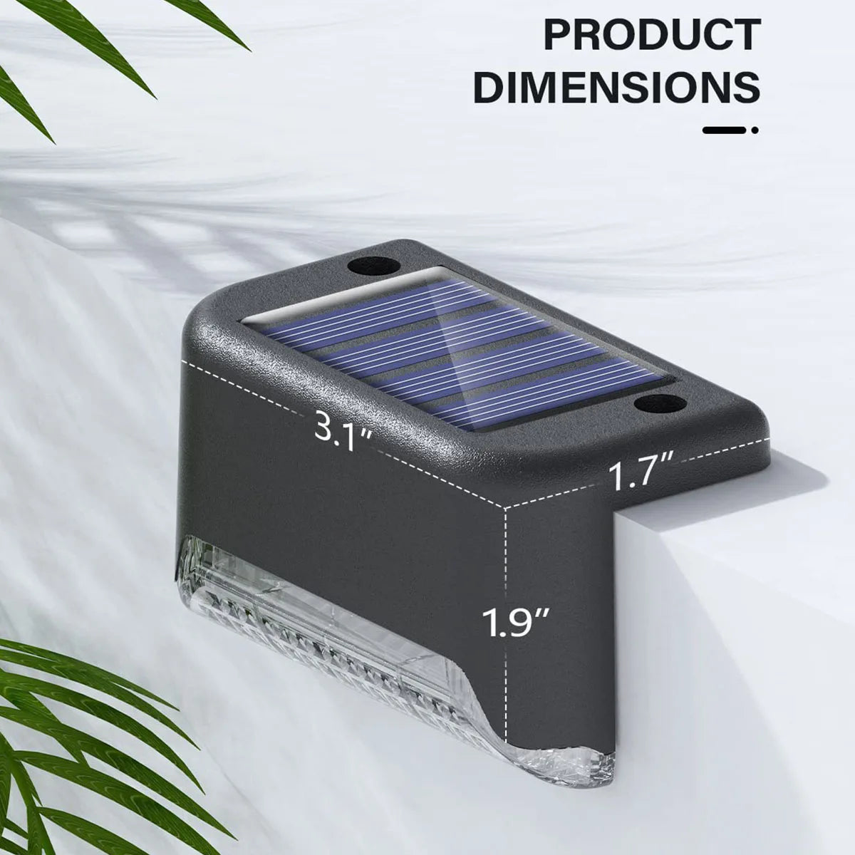 Solar Powered Deck Lights | Waterproof LED Step Lights