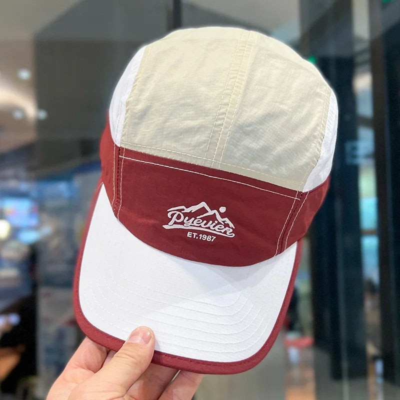Summer Quick-Dry 5-Panel Baseball Cap | Breathable Sunshade Hat