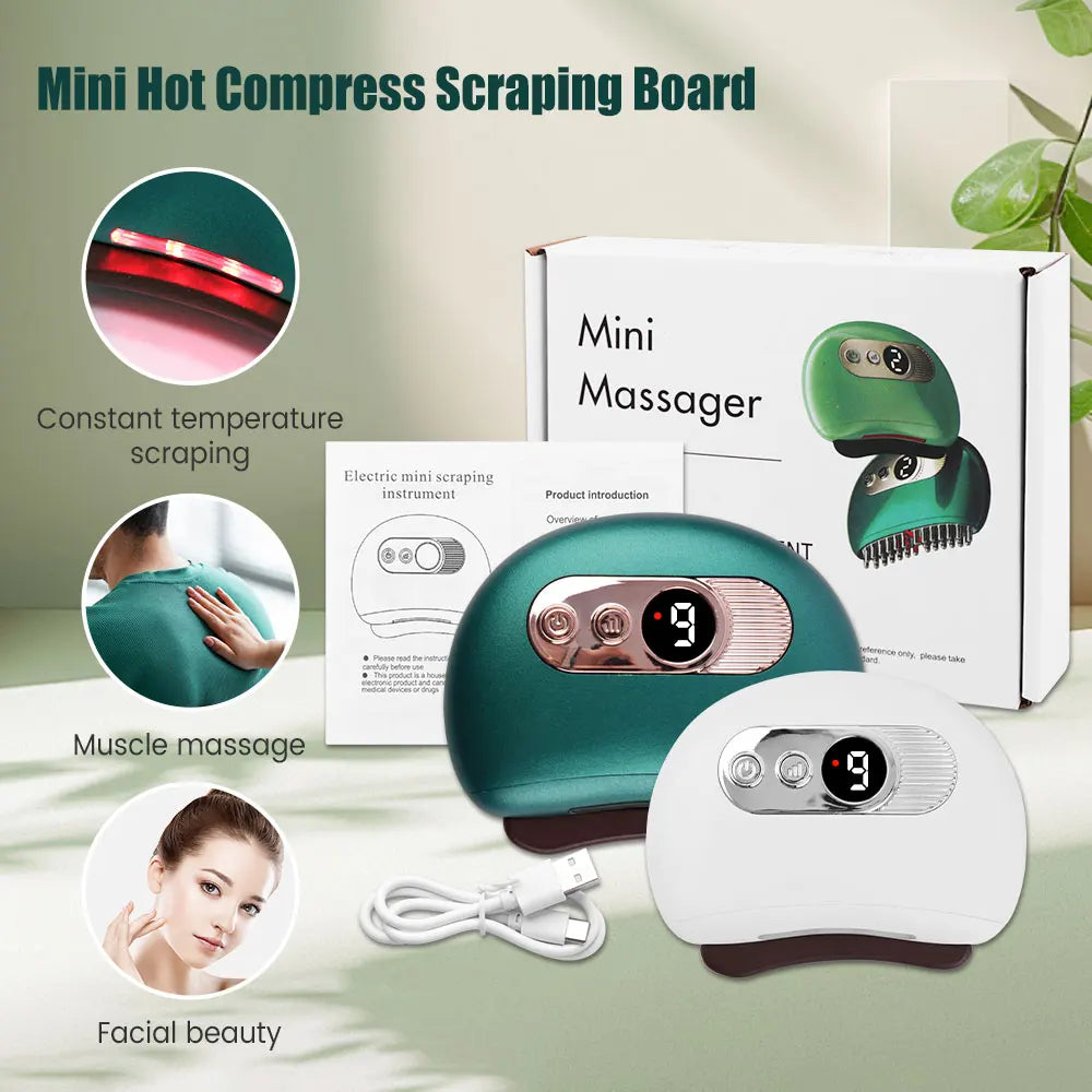 Electric Gua Sha Massager | Relaxing Facial & Body Therapy Tool