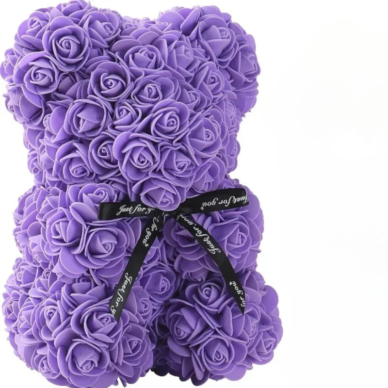 Artificial Flower Eternity Rose Teddy Bear | Perfect Gift for Moms
