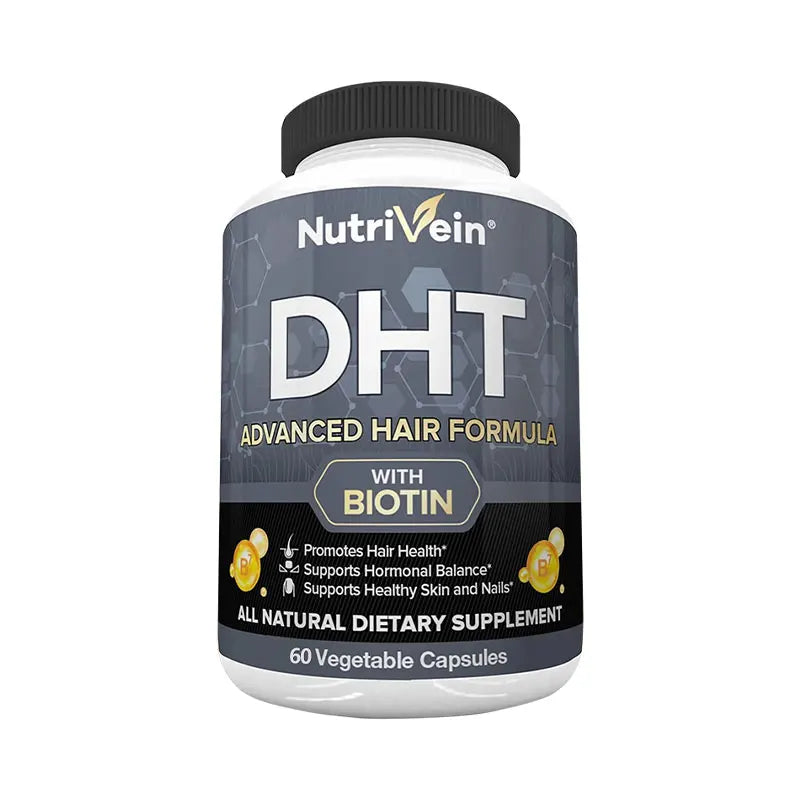 Premium DHT Blocker with Biotin | Hair Growth Supplement for All