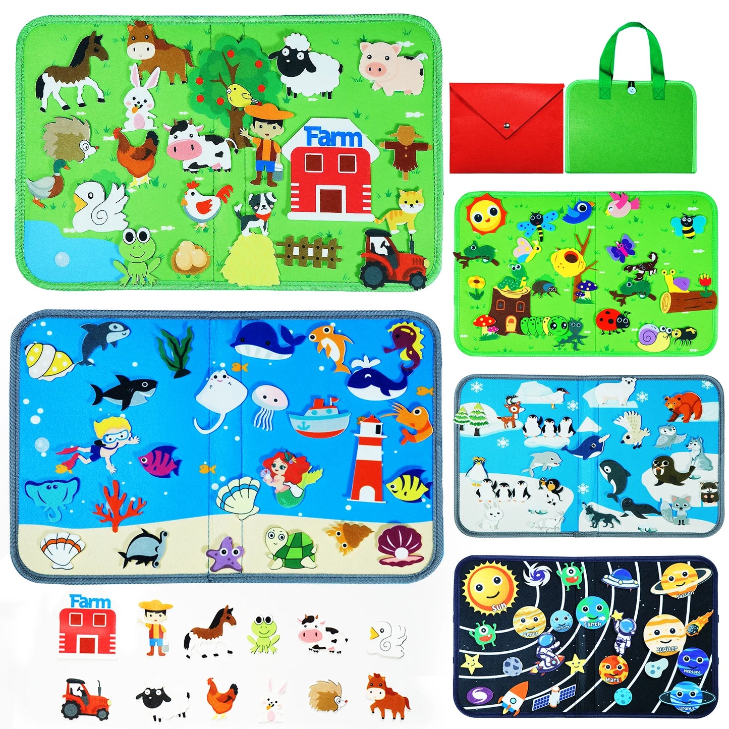 Montessori Animal Busy Board | Engaging Sensory Toy for Kids