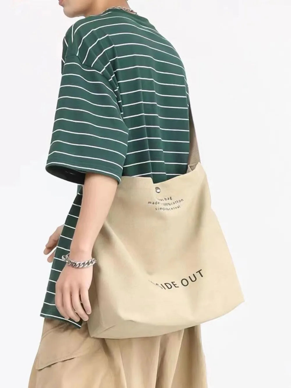 Large Canvas Shoulder Tote Bag | Stylish & Functional Handbag