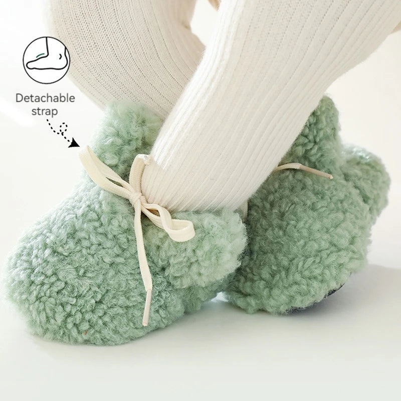 Warm Winter Baby Booties | Soft Anti-Slip Crib Shoes for Infants