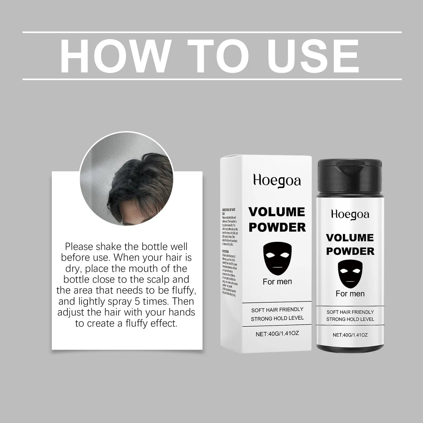 Volumizing Hair Powder | Long-Lasting Oil Control Texturizer
