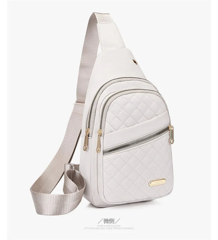 Women's Multi-Layer Embroidered Backpack | Casual Outdoor Style