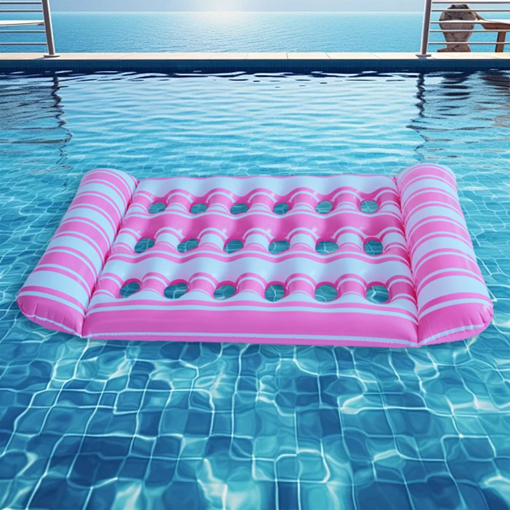 Inflatable Floating Bed for Relaxation | Water Sleep Lounger