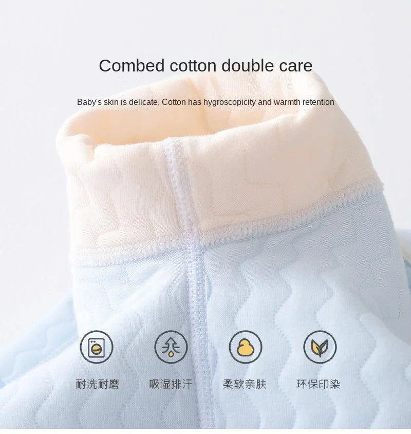 Cute Baby Long Sleeve Cartoon Bodysuit | Warm & Cozy Romper