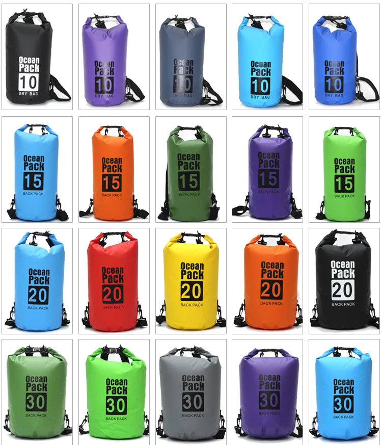Waterproof Bucket Bags for Beach & Swimming | Floating Dry Bags