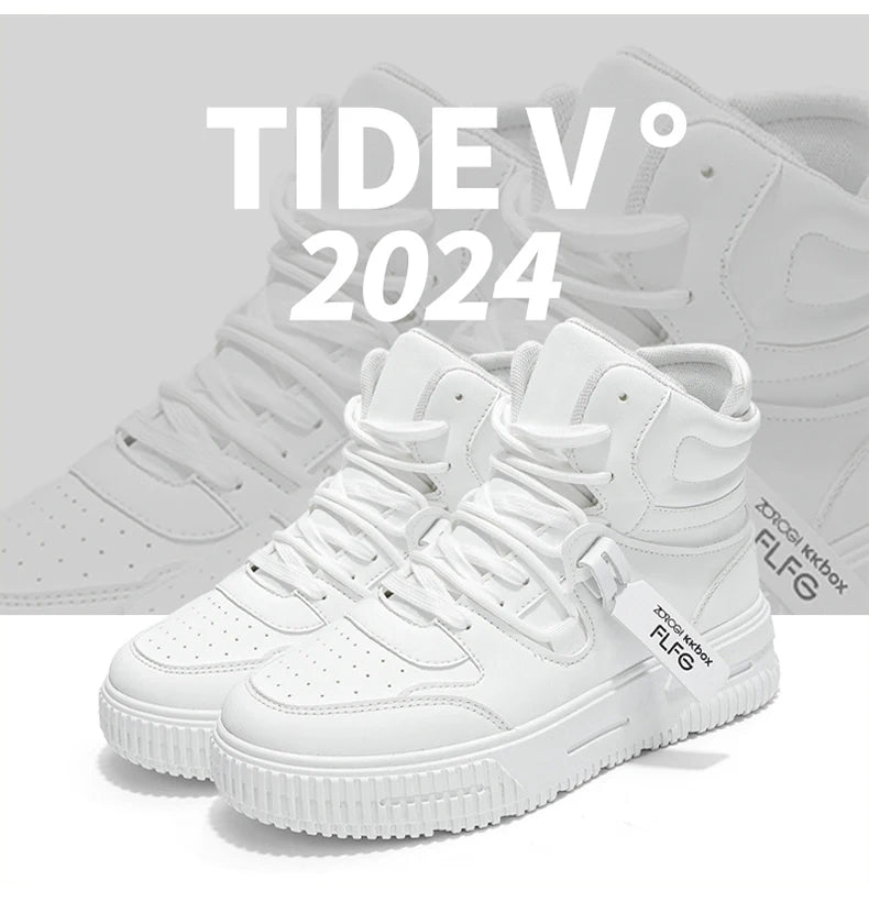 Men's Casual High-Top Sneakers | Stylish & Versatile Footwear