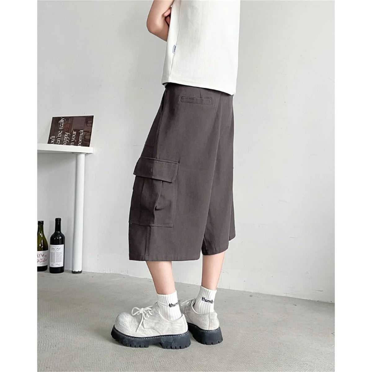 Vintage Cargo Shorts for Men | Oversized Y2k Grunge Streetwear